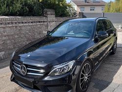 Schwarz Gebraucht 2017 Mercedes C300 AMG line Kombi | 24.499 € (Etwas zu teuer)