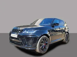 Santorini black (schwarz) Gebraucht 2021 Land Rover Range Rover Sport SVR SUV | 79.844 € (Fairer Preis)