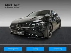 Schwarz Gebraucht 2025 Mercedes A200 AMG Limousine | 34.798 € (Fairer Preis)