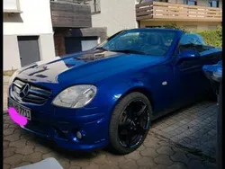 Blau Gebraucht 1998 Mercedes SLK200 Cabrio | 4.000 € (Etwas zu teuer)