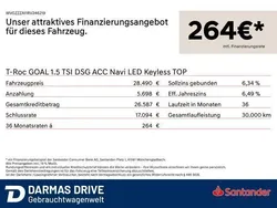 Grau Gebraucht 2024 VW T-Roc Goal SUV | 28.490 € (Superpreis)