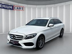 Weiß Gebraucht 2015 Mercedes C220 AMG line Limousine | 16.490 € (Fairer Preis)