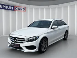 Weiß Gebraucht 2015 Mercedes C220 AMG line Limousine | 18.990 € (Teuer)