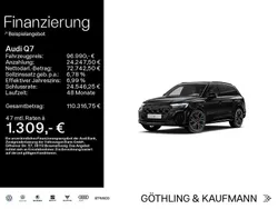 Mythosschwarz metallic Gebraucht 2025 Audi Q7 S-Line SUV | 96.990 € (Fairer Preis)