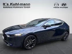 Deep crystal blue Gebraucht 2024 Mazda 3 Homura-Line Kleinwagen | 27.900 € (Superpreis)