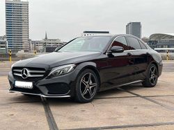 Schwarz Gebraucht 2018 Mercedes C180 AMG line Limousine | 17.800 € (Fairer Preis)