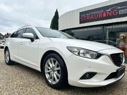 Satinweiss metallic Gebraucht 2014 Mazda 6 Center-Line Kombi | 6.490 € (Guter Preis)