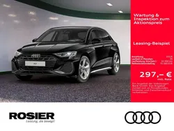 Schwarz / mythosschwarz Gebraucht 2025 Audi A3 Sportback S-Line Limousine | 35.680 € (Guter Preis)