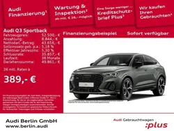 Chronosgrau metallic Gebraucht 2024 Audi Q3 Sportback S-Line SUV | 57.900 € (Fairer Preis)
