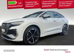 Gletscherweiß metallic Gebraucht 2022 Audi Q4 Sportback e-tron Ambiente SUV | 43.950 € (Etwas zu teuer)