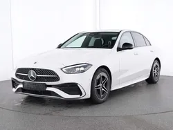Polarweiss unilack Gebraucht 2023 Mercedes C220 AMG line Limousine | 47.990 € (Teuer)