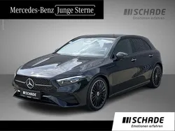 Schwarz Gebraucht 2025 Mercedes A180 AMG line Limousine | 32.350 € (Fairer Preis)