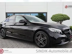 Schwarz Gebraucht 2020 Mercedes C300 AMG line Limousine | 34.980 € (Teuer)
