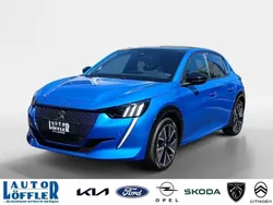 Blau Gebraucht 2021 Peugeot e-208 GT Kleinwagen | 16.895 € (Fairer Preis)