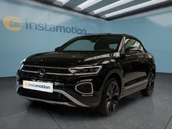 Schwarz Gebraucht 2024 VW T-Roc Cabriolet Cabrio | 35.349 € (Fairer Preis)