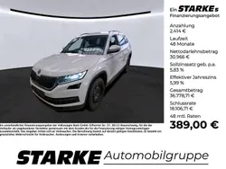 Moonweiss metallic Gebraucht 2021 Skoda Kodiaq Clever SUV | 33.380 € (Fairer Preis)