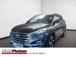 Grau Gebraucht 2017 Hyundai Tucson Premium SUV | 16.980 € (Fairer Preis)
