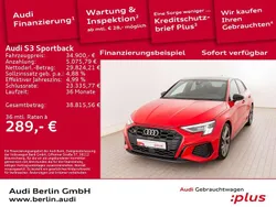 Tangorot metallic Gebraucht 2021 Audi S3 Sportback Kombi | 34.900 € (Guter Preis)