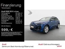 Ascariblau metallic Gebraucht 2024 Audi SQ6 e-tron Sport SUV | 84.490 € (Fairer Preis)