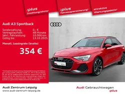 Rot Gebraucht 2024 Audi A3 Sportback S-Line Limousine | 40.880 € (Fairer Preis)