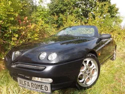 Schwarz rockabilly/pergusa/bod Gebraucht 2002 Alfa Romeo Spider Cabrio | 6.500 € (Fairer Preis)
