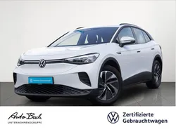 Weiß (gletscherweiß metallic/gletscherweiß metallic) Gebraucht 2022 VW ID.4 Pure SUV | 25.740 € (Fairer Preis)