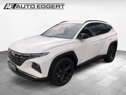 Atlas white / sol Gebraucht 2024 Hyundai Tucson Advantage SUV | 33.980 € (Guter Preis)
