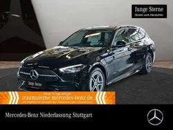 Obsidianschwarz Gebraucht 2024 Mercedes C300e AMG Kombi | 48.890 € (Superpreis)