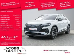 Gletscherweiß metallic Gebraucht 2024 Audi Q4 Sportback e-tron Ambiente SUV | 54.480 € (Superpreis)