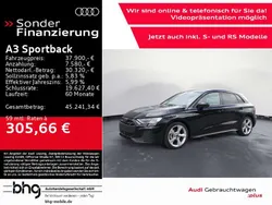 Mythosschwarz metallic Gebraucht 2025 Audi A3 S-Line Limousine | 37.900 € (Guter Preis)