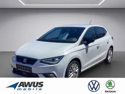 Weiss / nevada weiss (metallic) Gebraucht 2024 Seat Ibiza FR-Line Kleinwagen | 21.990 € (Fairer Preis)