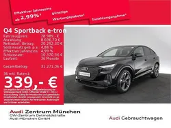 Mythosschwarz metallic Gebraucht 2022 Audi Q4 Sportback e-tron Ambiente SUV | 28.989 € (Fairer Preis)