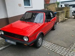 Rot Gebraucht 1983 VW Golf Cabriolet Cabrio | 7.200 €