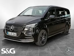 Obsidianschwarz Gebraucht 2024 Mercedes V250 Avantgarde Van / Kleinbus | 78.999 €