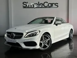 Weiß Gebraucht 2017 Mercedes C200 AMG line Cabrio | 24.980 € (Fairer Preis)