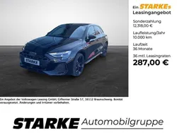 Schwarz Neu 2025 Audi A3 Sportback e-tron S-Line Limousine | 47.890 € (Fairer Preis)
