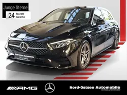 Metalliclack kosmosschwarz Gebraucht 2023 Mercedes A180 AMG Limousine | 30.990 € (Fairer Preis)