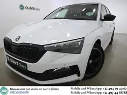Weiß Gebraucht 2021 Skoda Scala Monte Carlo Kleinwagen | 18.271 € (Etwas zu teuer)
