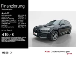 Mythosschwarz metallic Gebraucht 2023 Audi Q7 S-Line SUV | 69.449 € (Superpreis)