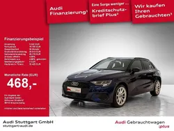 Blau Gebraucht 2023 Audi A3 Sportback Advanced Limousine | 32.420 € (Fairer Preis)