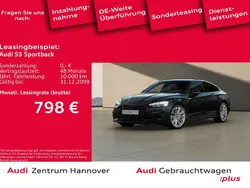 0e mythosschwarz metallic Gebraucht 2023 Audi S5 Limousine | 56.990 € (Etwas zu teuer)