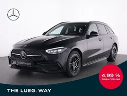 Metalliclack sodalithblau Gebraucht 2024 Mercedes C300e AMG Kombi | 49.885 € (Fairer Preis)