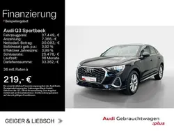 Mythosschwarz metallic Gebraucht 2024 Audi Q3 Sportback S-Line SUV | 37.449 € (Superpreis)