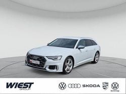 Gletscherweiß metallic Gebraucht 2024 Audi S6 Basis Kombi | 57.880 € (Superpreis)