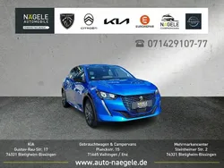 Blau Gebraucht 2024 Peugeot e-208 Allure Kleinwagen | 26.500 € (Teuer)