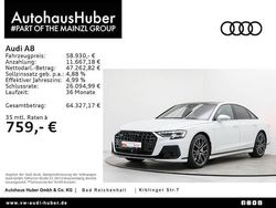 Weiß Gebraucht 2022 Audi A8 S-Line Limousine | 58.930 € (Fairer Preis)