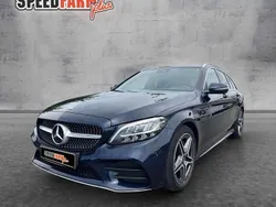 Blau Gebraucht 2019 Mercedes C220 AMG line Kombi | 22.999 € (Teuer)