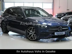 Blau Gebraucht 2024 Mercedes C300 AMG Line Premium Plus Kombi | 52.970 € (Teuer)