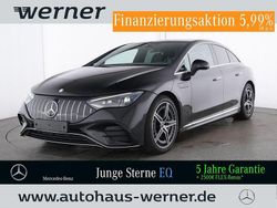 Lack obsidianschwarz Gebraucht 2024 Mercedes EQE AMG 43 Premium Limousine | 58.885 € (Guter Preis)