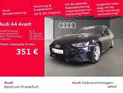 Mythosschwarz metallic Gebraucht 2024 Audi A4 S-Line Kombi | 43.360 € (Teuer)